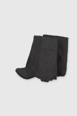 Botín Denim Dobladillo