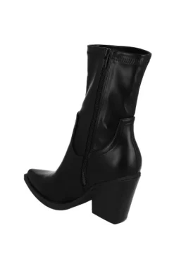 Botín efecto piel puntiaguado