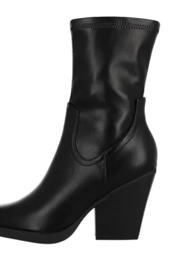 Botín efecto piel puntiaguado