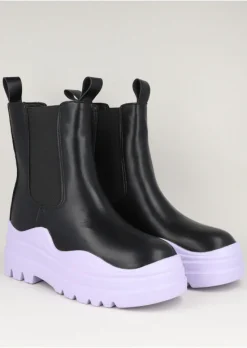 Botín Midi Chelsea Suela Alta