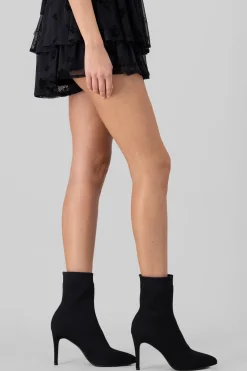 Botín midi tejido estrecho