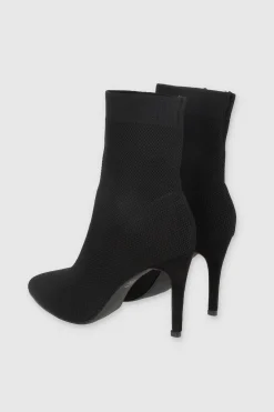 Botín midi tejido estrecho