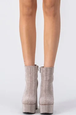 Botín plataforma brillos