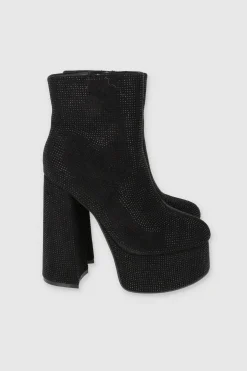 Botín plataforma brillos