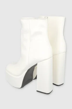 Botín plataforma tacón ancho