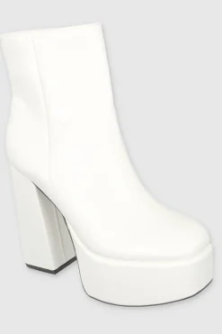 Botín plataforma tacón ancho