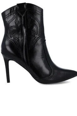 Botín tacón efecto piel