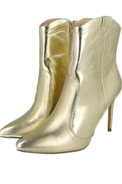 Botín tacón efecto piel