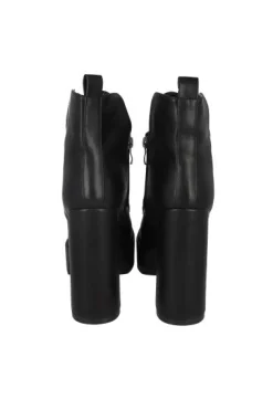 Botín tacón plataforma agujetas