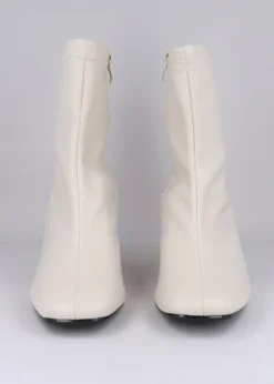 Botín tacón transparente