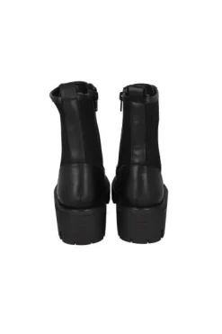 Botín tejido cierre suela track