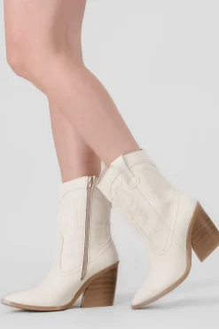 Botín Vaquero Bordado