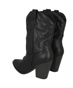 Botín Vaquero Bordado Tiradores