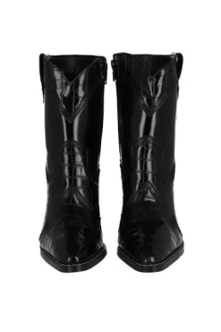 Botín vaquero efecto piel textura