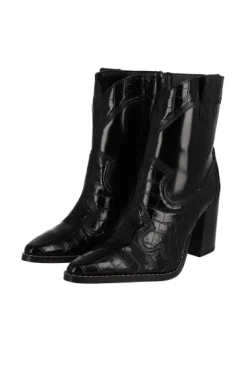 Botín vaquero efecto piel textura