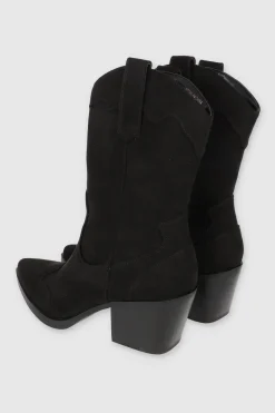 Botín vaquero pespunte punta