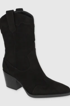 Botín vaquero pespunte punta