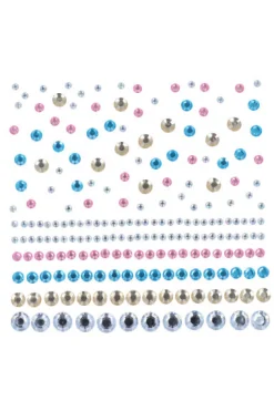 Brillos adhesivos faciales