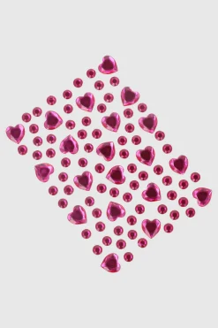 Brillos Faciales Circulos Corazones