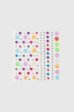 Brillos faciales corazones