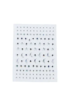 Brillos faciales estrellas lunas