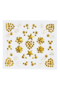 Brillos faciales figuras estrellas