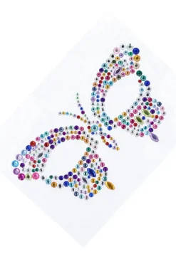 Brillos faciales mariposa milticolor