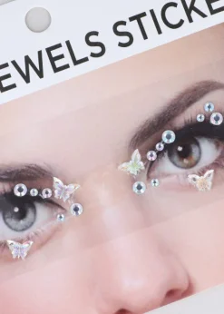 Brillos faciales mariposas
