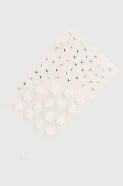 Brillos faciales rosas