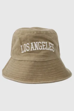 Bucket hat los angeles efecto vintage