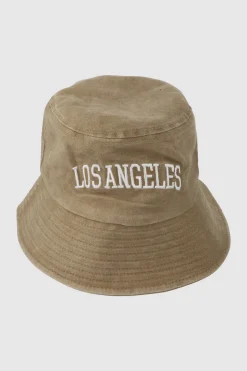 Bucket hat los angeles efecto vintage