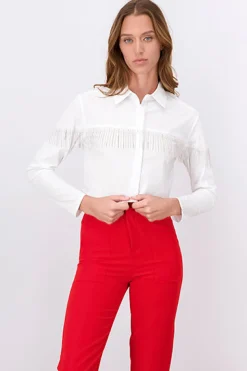 Camisa colgantes brillos