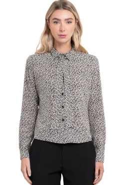 Camisa corbata flores