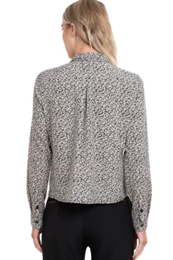 Camisa corbata flores