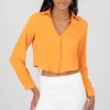 Camisa Crop Escote