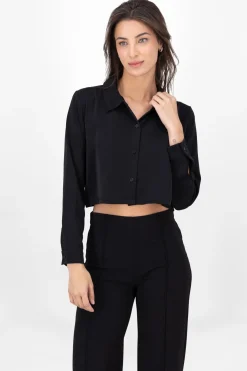 Camisa Crop Lisa