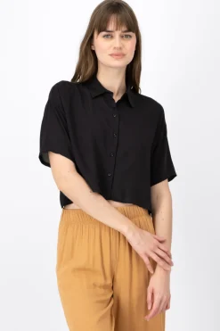 Camisa Crop Oversize