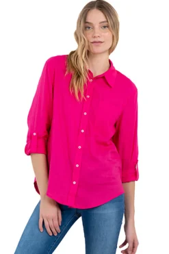 Camisa lisa manga larga elevadores