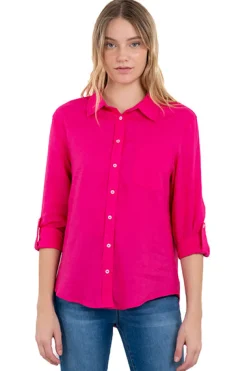 Camisa lisa manga larga elevadores