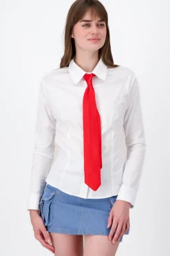 Camisa manga larga corbata