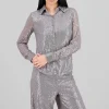 Camisa manga larga lentejuelas
