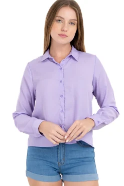 Camisa manga larga lisa