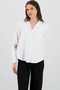 Camisa manga larga lisa