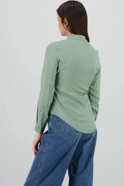 Camisa Manga Larga Lisa