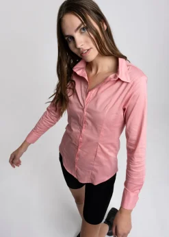 Camisa manga larga pinzas