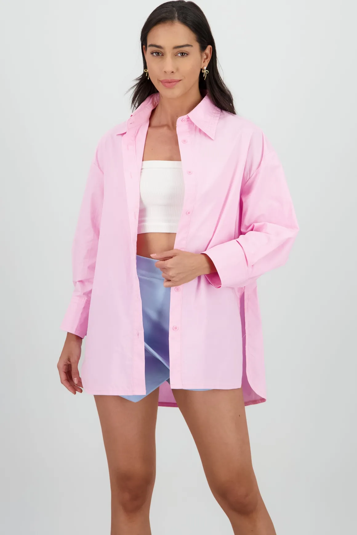 Camisa oversize lisa