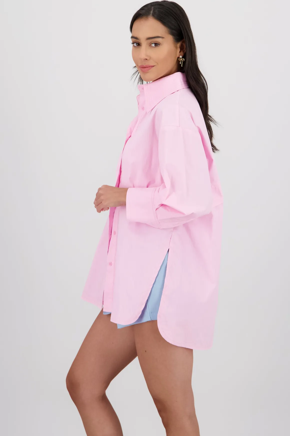 Camisa oversize lisa
