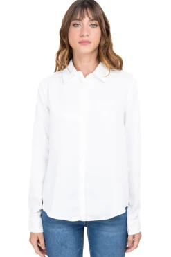 Camisa puños plisados satín