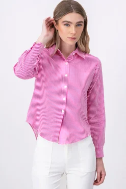 Camisa Rayas Asimétrica