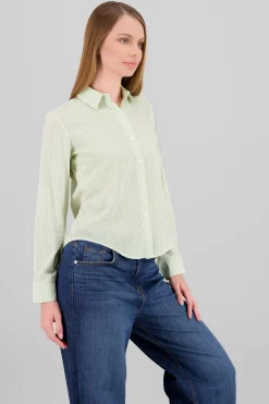 Camisa Rayas Asimétrica